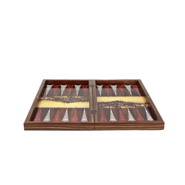 Wooden Istanbul Design Backgammon Set 20 Inch - Image 4