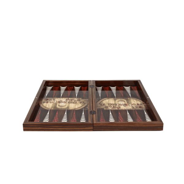 Wooden Athens Design Backgammon Set 19 Inch - Image 4