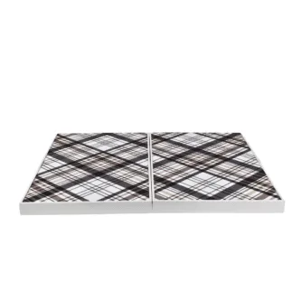 Leatherette Flannel Design Backgammon Set 23 Inch
