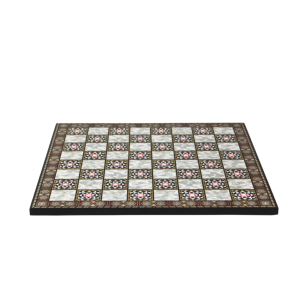 Mother Of Pearl Design Chess Board 14 Inch