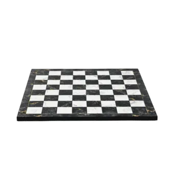 Gray Marble Design Chess Board 14 Inch