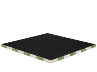 Green Leatherette Personalised 3D Acrylic Staunton Chess Pieces with Drawstring Bag 14 Inch