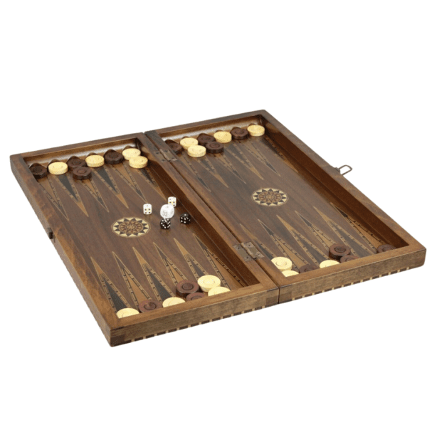 Rural Helena Walnut Backgammon Set 20 Inch - Image 5