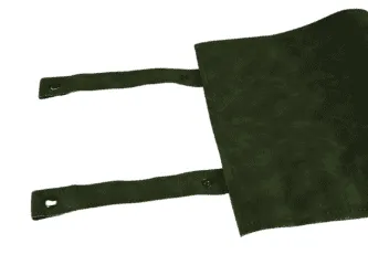 Green Travel Roll Up Chess Set 13 Inch