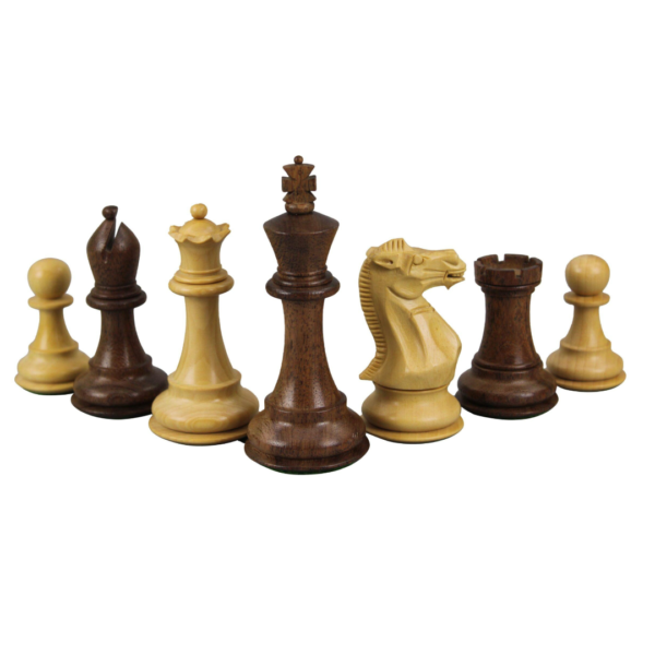 Rosewood Chess Set 20 Inch With Helena Mother of Pearl Flat Chess Board and Weighted Sheesham Professional Morphy Staunton Chess Pieces 3.75 Inch - Image 6