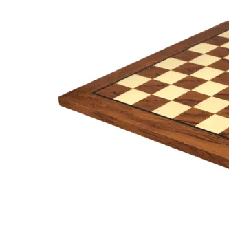 Rosewood Chess Set 20 Inch With Helena Flat Chess Board and Weighted Sheesham French Knight Staunton Chess Pieces 3.75 Inch