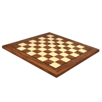 Isle of Lewis Chess Set With II Ivory & Red Resin Chess Pieces 3.5 Inch and Rosewood Chess Board 20 Inch