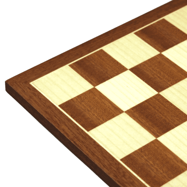 Mahogany Chess Set 21 Inch with Weighted Ebonised German Staunton Chess Pieces 3.75 Inch - Image 4