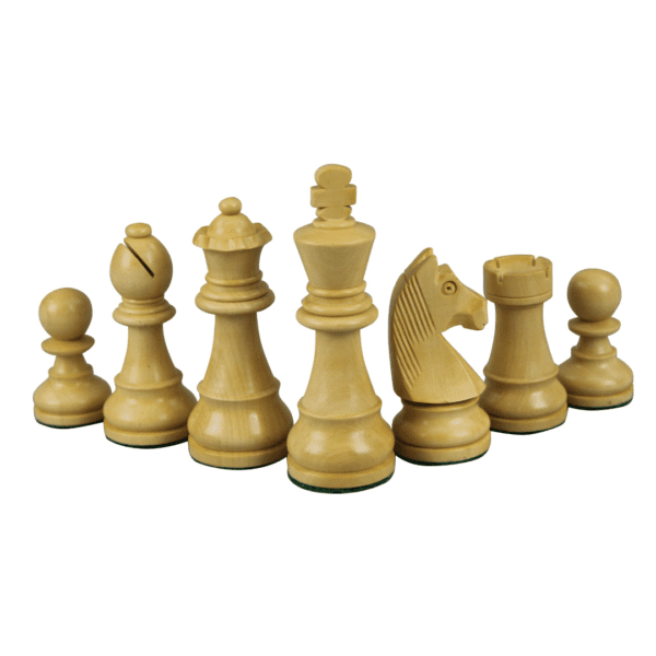 Mahogany Chess Set 21 Inch with Weighted Ebonised German Staunton Chess Pieces 3.75 Inch - Image 6