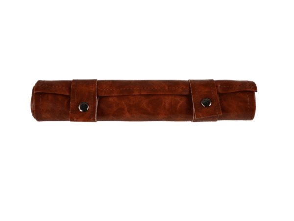 Brown Travel Roll Up Chess Set 13 Inch - Image 6