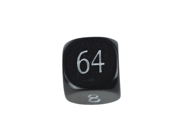 Replacement Backgammon Dice Set - White Doubling Cube - Cream & Green Dices - Image 2