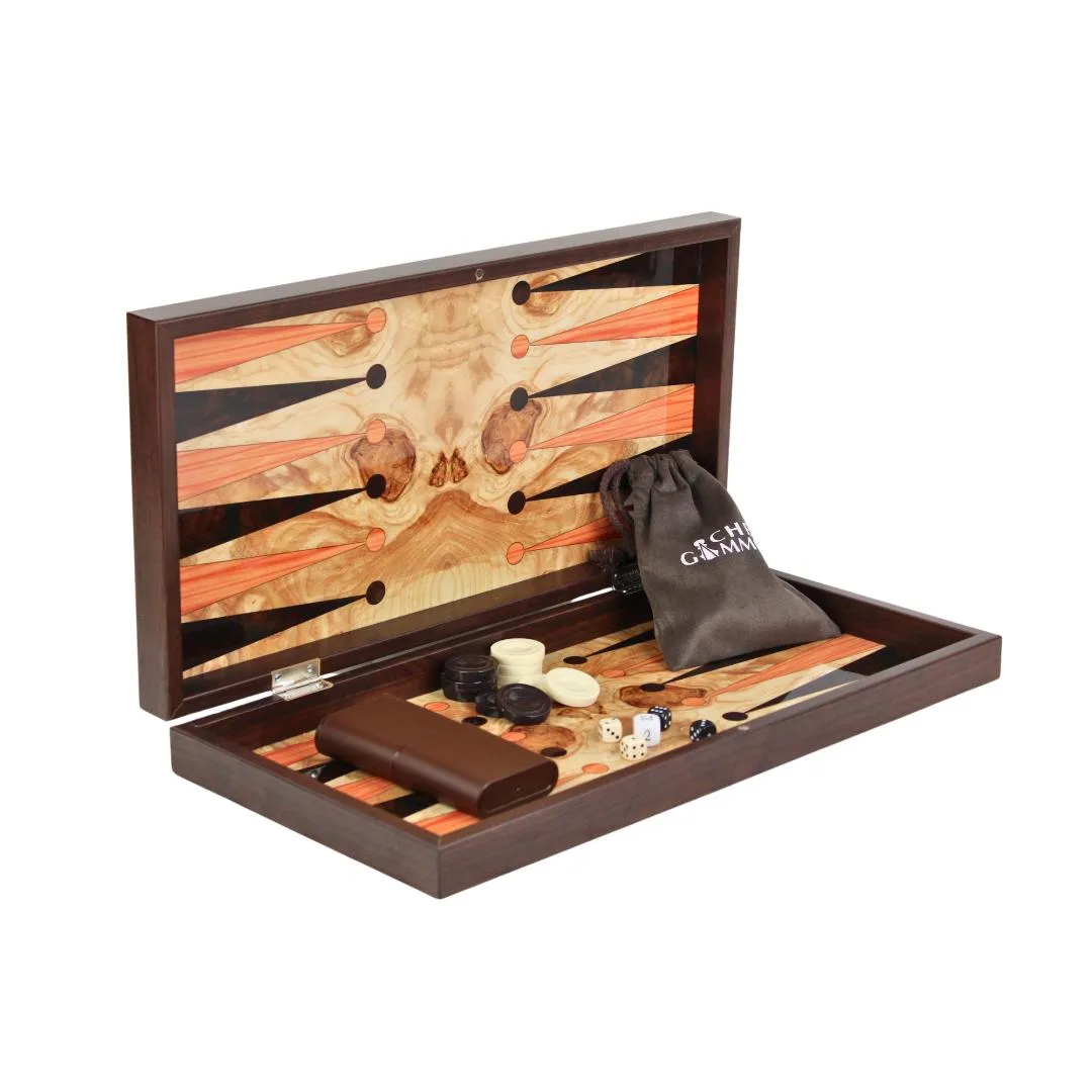 Red Oak Chess & Backgammon Set 19 Inch - Image 3