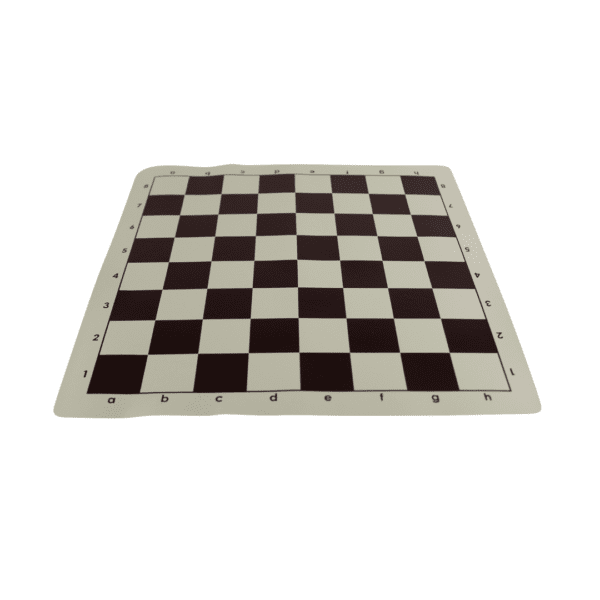 Brown Club Roll Up Chess Set 14 Inch - Image 8