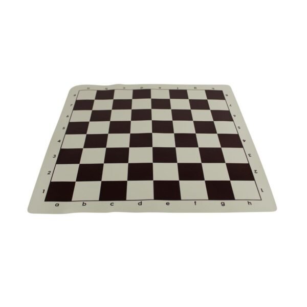 Brown Club Roll Up Chess Set 14 Inch - Image 6