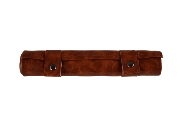 Brown Travel Roll Up Chess Set 13 Inch - Image 12