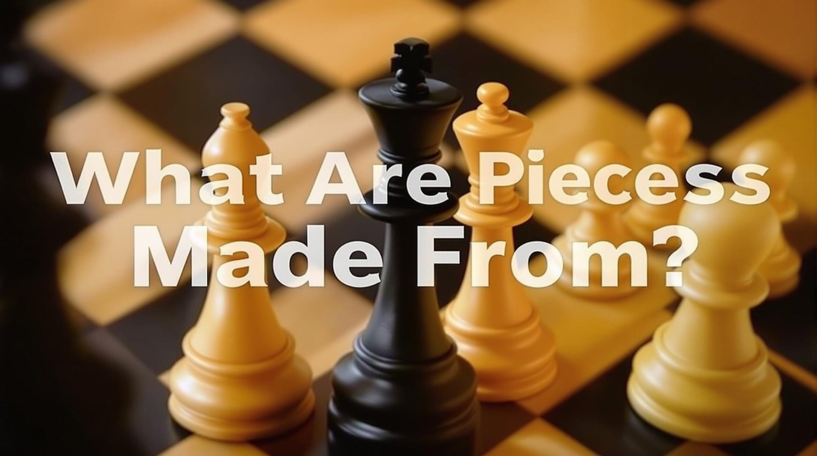 Read more about the article What are Chess Pieces Made From?